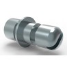 TE Connectivity Rail D-Sub Backshells Series Qlock Post Mounting Kit Male Connector 1-2308273-1