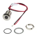 RS PRO White Panel Mount Indicator 10.8V dc, 13.2V dc, 20mA, Lead Wire Termination, IP67, Flush Bezel 139-3362