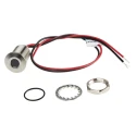 RS PRO White Panel Mount Indicator 21.6V dc 26.4V dc 20mA Lead Wire Termination IP67 Flush Bezel 139-3363