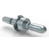 TE Connectivity Rail D-Sub Backshells Series Qlock Post Mounting Kit Male 1-2308298-2
