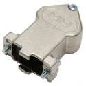 MH Connectors Zinc Angled D-Sub Backshell 9 Way Strain Relief MHDU45 