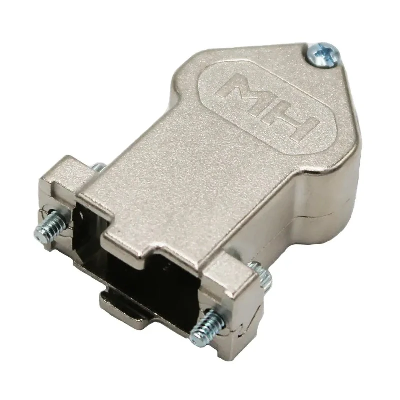 MH Connectors Zinc Angled D-Sub Backshell 9 Way Strain Relief MHDU45 
