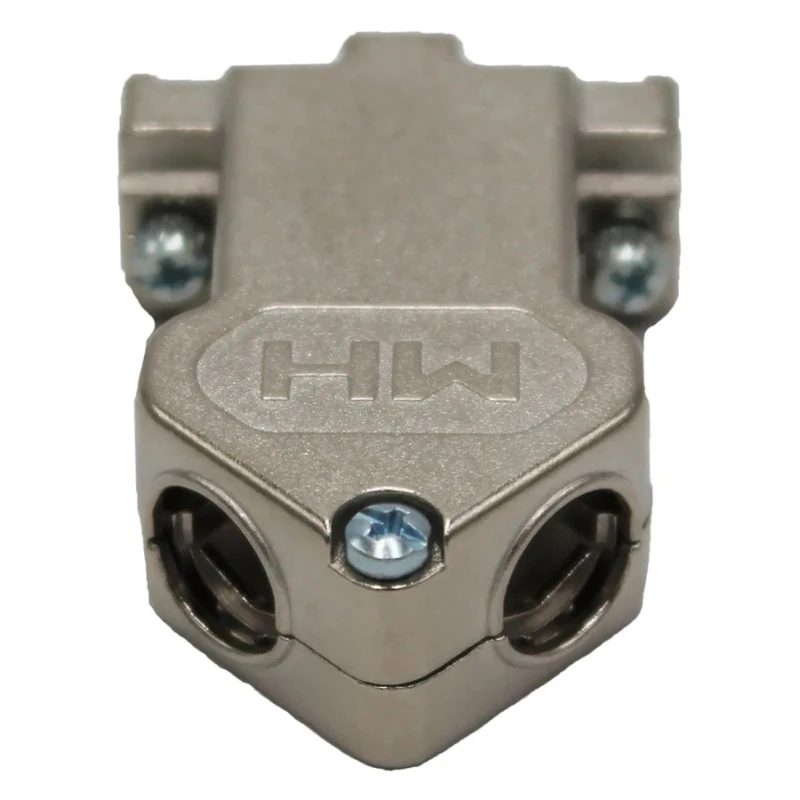 MH Connectors Zinc Angled D-Sub Backshell 9 Way Strain Relief MHDU45 
