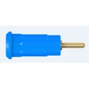 Staubli Blue Female Banana Socket 2 mm Connector Press Fit Termination 600V 10A Gold Plating 65.9193-23