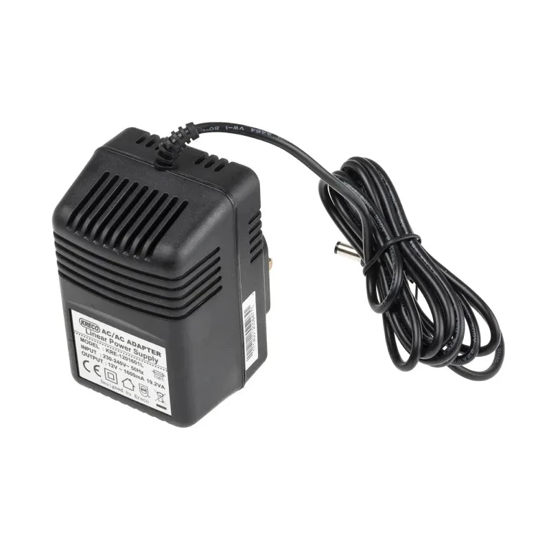 RS PRO 20 W AC/AC Adapter 12V AC 1.6 A Output with 2.1 x 5.5 x 12 mm Centre Positive Connector 139-1775
