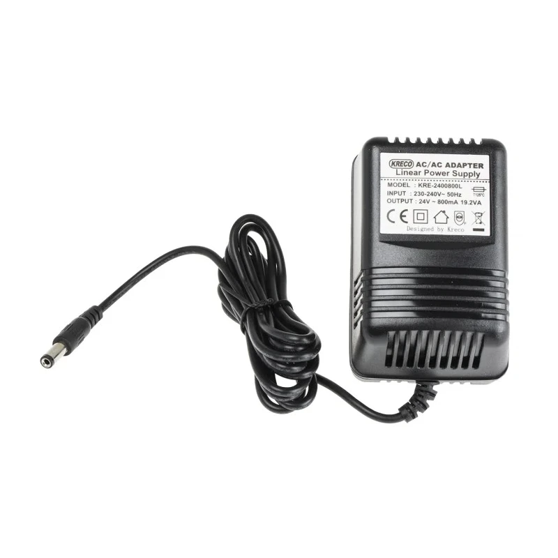 RS PRO 20 W 24V AC AC/AC Adapter Type C with 2.1 x 5.5 x 12 mm Centre Positive Connector 139-1776