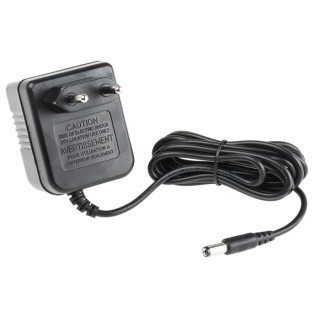 RS PRO 2.1 x 5.5 x 12 mm Centre Positive AC/DC Adapter Type C, 6 W, 9 V DC Output, 600 mA 139-1782