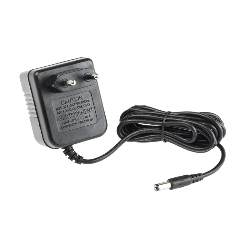 RS PRO 2.1 x 5.5 x 12 mm Centre Positive AC/DC Adapter Type C, 6 W, 9 V DC Output, 600 mA 139-1782