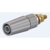 Staubli Grey Female Banana Socket 4 mm Connector Bolt Termination 600V 32A Gold Plating 23.3050-28