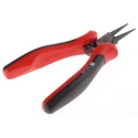 RS PRO Round Nose Plier 130mm Overall Length Chrome Finish Steel Comfort Grip 161-142