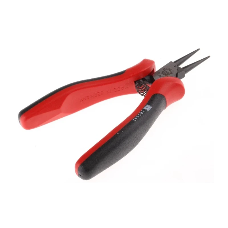 RS PRO Round Nose Plier 130mm Overall Length Chrome Finish Steel Comfort Grip 161-142
