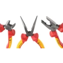 RS PRO 3-Piece Steel VDE Plier Set Combination Pliers, Cutters, Long Nose Pliers 161-158