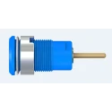 Staubli Blue Female Banana Socket Screw Termination 4 mm Connector 1kV 24A Gold Plating 23.3010-23