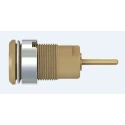 Staubli Brown Female Banana Socket 4 mm Connector Screw Termination 1kV 24A Gold Plating 23.3010-27