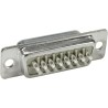 HARTING Stamped 37 Way Straight 2.77 mm Pitch Panel Mount D-Sub Connector with Flange Male 09672375604