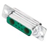 HARTING 7W2 7 Way Straight 2.84 mm Pitch Panel Mount D-Sub Connector with Flange Female 09692015072