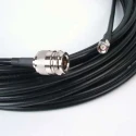 Siretta ASM Series 15 m LLC200A Terminated Coaxial Cable 50 Ω Black PVC Jacket LLC200A