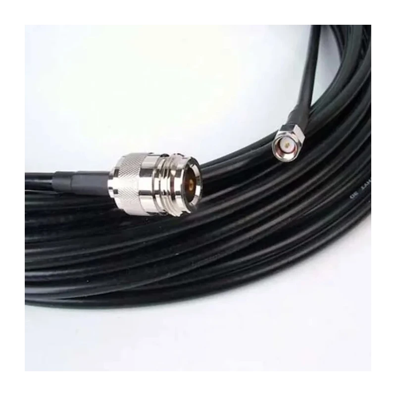 Siretta ASM Series 20 m LLC200A Coaxial Cable 50 Ω Black Terminated LLC200A