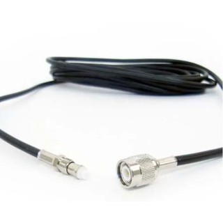 Siretta ASM Series 15 m LLC200A Terminated Coaxial Cable 50 Ω Black PVC Jacket LLC200A