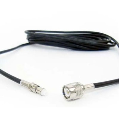 Siretta ASM Series 15 m LLC200A Terminated Coaxial Cable 50 Ω Black PVC Jacket LLC200A