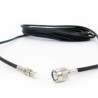 Siretta ASM Series 15 m LLC200A Terminated Coaxial Cable 50 Ω Black PVC Jacket LLC200A