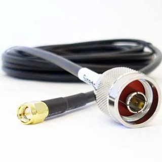 Siretta ASM Series 20 m LLC200A Coaxial Cable 50 Ω Black Terminated LL C200A