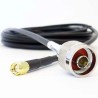 Siretta ASM Series 20 m LLC200A Coaxial Cable 50 Ω Black Terminated LL C200A