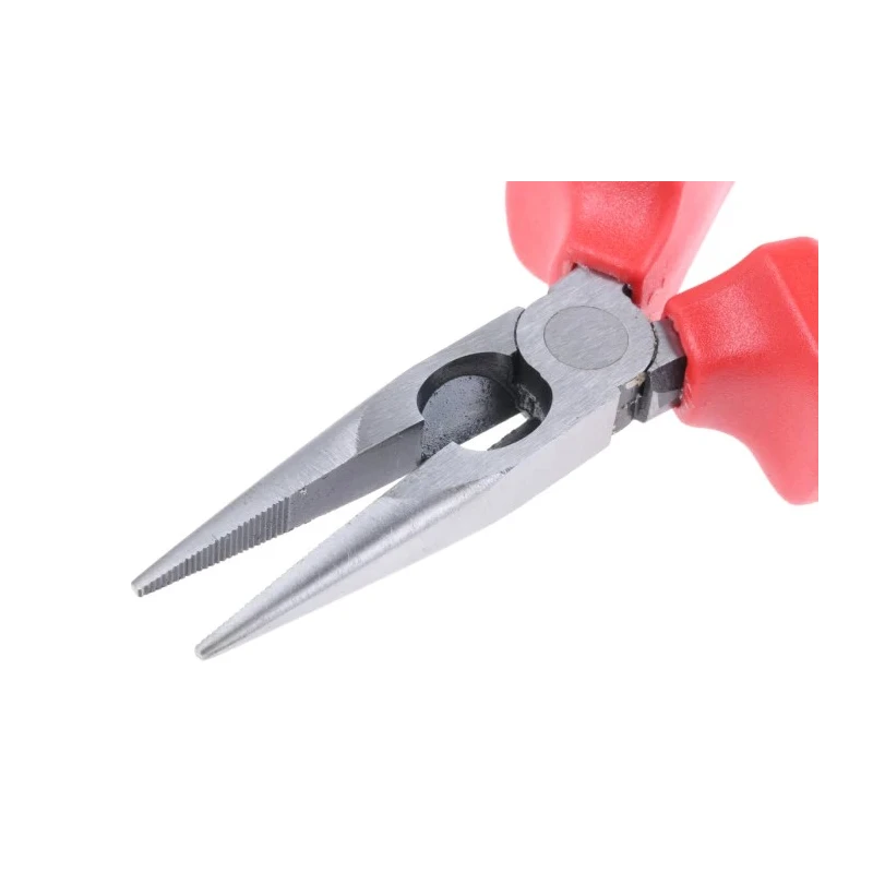 RS PRO Insulated 1-Piece Long Nose Plier Smooth 160mm Comfort Grip Chrome Steel VDE/1000V Approved 161-215