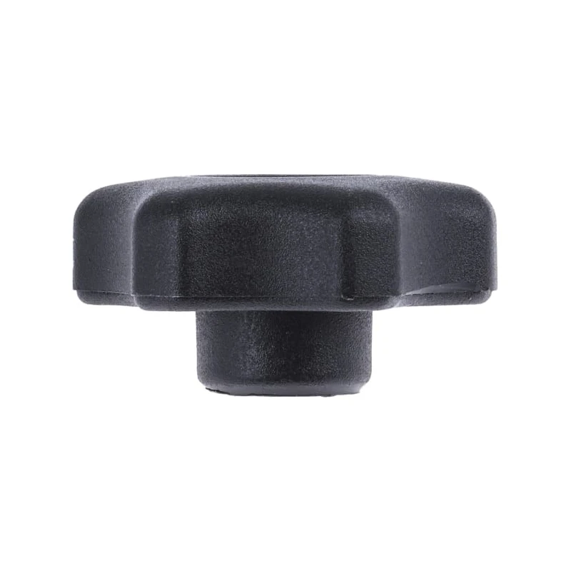 RS PRO Black Thermoplastic Multiple Lobes Clamping Knob Threaded Through Hole 40 mm Diameter 161-212