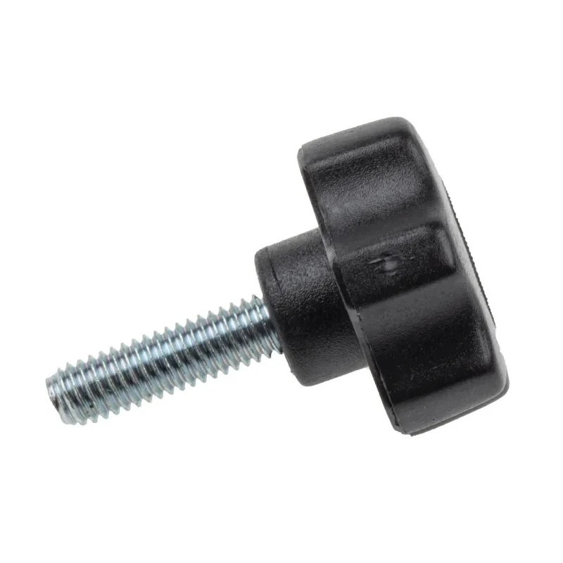 RS PRO Black Polyamide 6 Multiple Lobes Clamping Knob, Threaded Stud 161-149