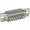 HARTING SV TSDC 25 Way Straight Panel Mount D-Sub Connector with Flange Male 1kV 7.5A 09670255615