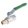 RS PRO Brass Threaded Ball Valve BSPP Inlet Size 1/4 to 2 in Outlet Size 3/8 in Steel Handle RS PRO 141-7714