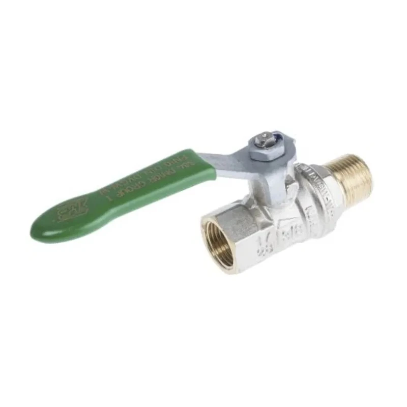 RS PRO Brass Threaded Ball Valve BSPP Inlet Size 1/4 to 2 in Outlet Size 3/8 in Steel Handle RS PRO 141-7714