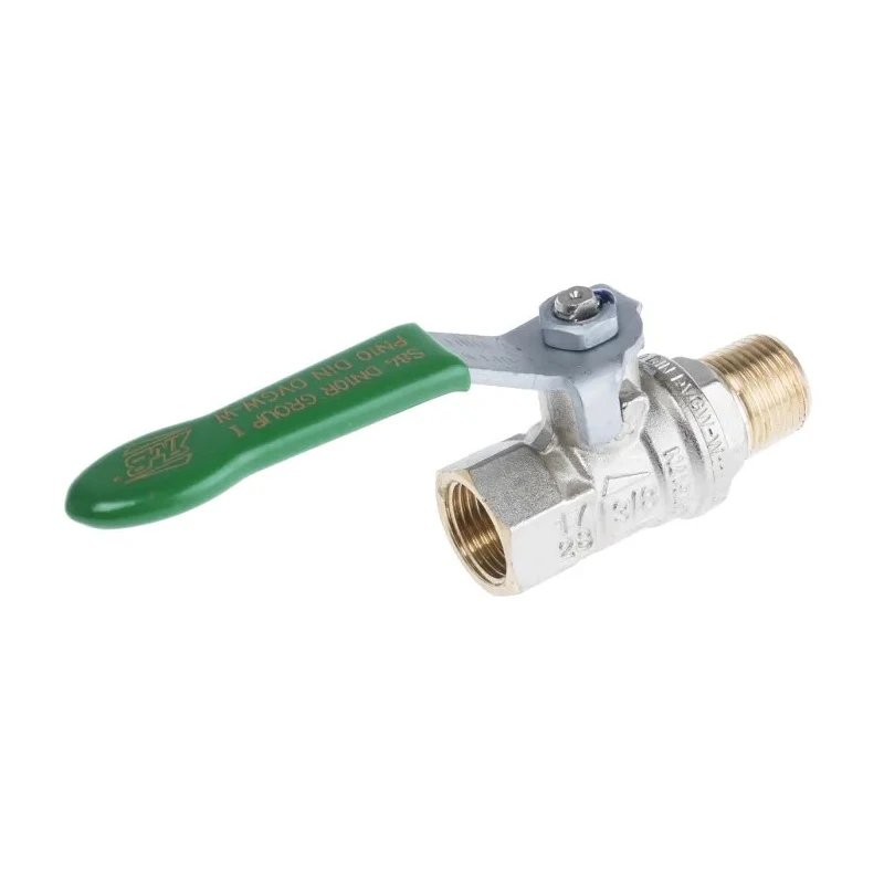 RS PRO Brass Threaded Ball Valve BSPP Inlet Size 1/4 to 2 in Outlet Size 3/8 in Steel Handle RS PRO 141-7714