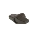 RS PRO Black Polyamide 6 Wing Clamping Knob, Threaded Hole, 50 mm Diameter, 12 mm Thread Length 161-470