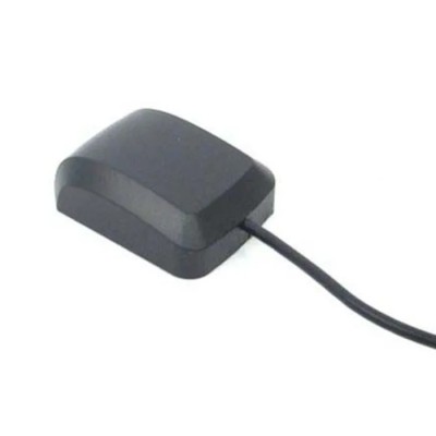 Siretta GPS Antenna Square Magnetic Mount with SMA Male Connector 1560-1580MHz 28dBi Gain MIKE3A/0.5M/SMAM/RA/S/17