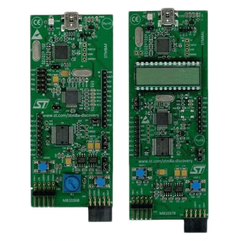 STMicroelectronics Discovery MCU Development Kit with STM8AF5288T 8-bit MCU, USB Programmable, Automotive STM8A-DISCOVERY