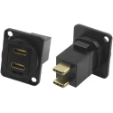 RS PRO Panel Mount USB Type C Connector, Straight Orientation, 1 Port 143-8922