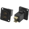 RS PRO Panel Mount USB Type C Connector, Straight Orientation, 1 Port 143-8922
