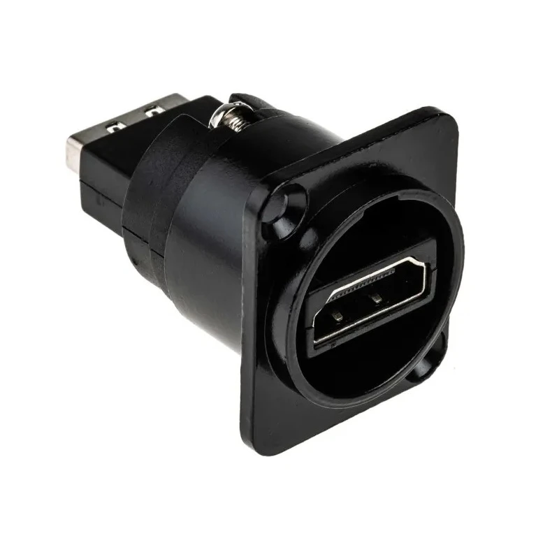 RS PRO Type A 2 Way Straight Female Feedthrough HDMI Connector 40V 143-8921