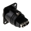 RS PRO Type A 2 Way Straight Female Feedthrough HDMI Connector 40V 143-8921