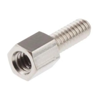 HARTING D-Sub Series Female Screw Lock for Use with D-Sub Screw Lock UNC/UNC Press-In Connectors Copper Material 09660009972