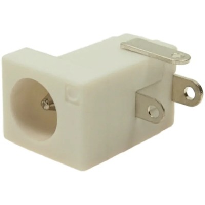 RS PRO Right Angle DC Socket 2A, 16V, PCB Mount, Length 15.2 mm, Nickel Silver 143-8930