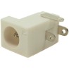 RS PRO Right Angle DC Socket 2A, 16V, PCB Mount, Length 15.2 mm, Nickel Silver 143-8930