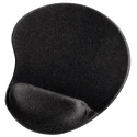Hama Black Polyurethane Elastomer Memory Foam Lycra Styrene Butadiene Rubber Mouse Pad Wrist Rest 21mm Height 00054779