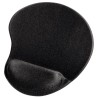 Hama Black Polyurethane Elastomer Memory Foam Lycra Styrene Butadiene Rubber Mouse Pad Wrist Rest 21mm Height 00054779