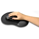Hama Black Polyurethane Elastomer Memory Foam Lycra Styrene Butadiene Rubber Mouse Pad Wrist Rest 21mm Height 00054779