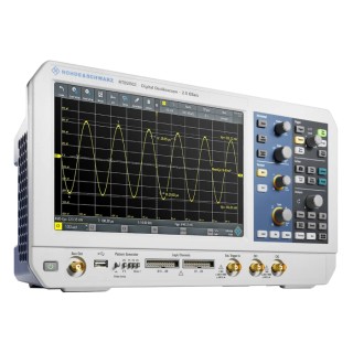 Rohde & Schwarz 200 MHz Bench Oscilloscope 2-Channel, 10.1 inch High Resolution Capacitive Touchscreen, 10-bit ADC RTB2000