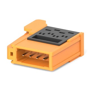 TE Connectivity 4-Way RITS Connector Male for Cable, 1 Row 3-1473562-4