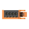 TE Connectivity 4-Way RITS Connector Male for Cable, 1 Row 3-1473562-4